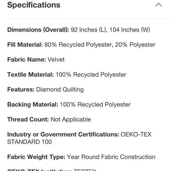 Threshold King Luxe Diamond Stitch Velvet Quilt. Camel - Picture 3 of 9